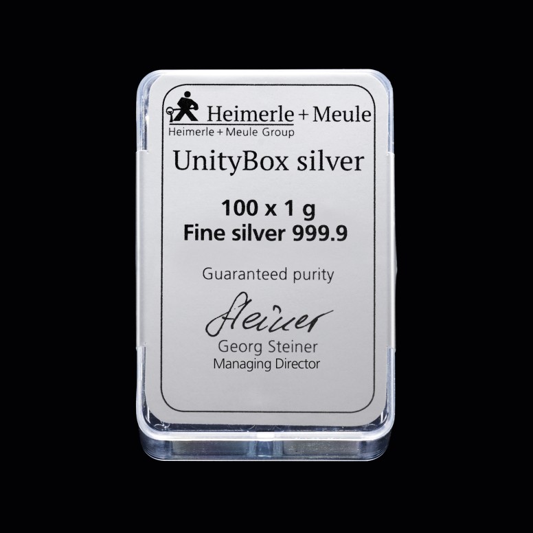 UnityBox Silber 100 x 1g