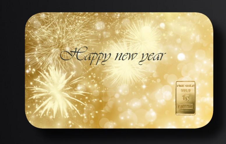 FineCard Happy New Year 1x1,0g.