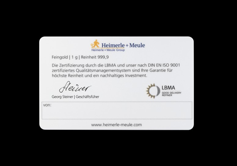 FineCard Frohe Ostern 1 x 1,0 g.